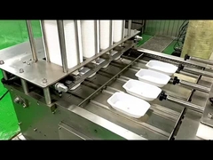 Automatische Tray Füllmaschine Versiegelungsmaschine Für Granulatfüllung Puree Hoosh