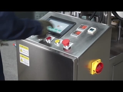 PLC Rotary Cup Füllung Versiegelungsmaschine Für Lebensmittel-Fabrik Saftcreme Tasse