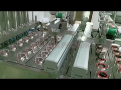 Automatische Haferbecher Granulat Tasse Messung Füllung Siegel Maschine mit Löffel Fütterung