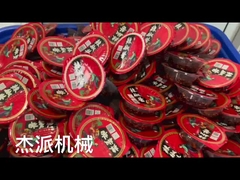 Verpackungsmaschine mit Gasbehälter für Tiernahrung Stickstoff-Vakuumdichtmaschine