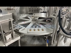 Automatische Rotationsbecherfüllmaschine Versiegelungsmaschine Löffel Honigbecherfüllung Plastikverpackung