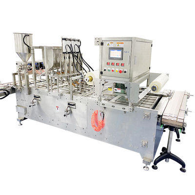Verpackungsmaschine für Lebensmittelbehälter mit hoher Kapazität