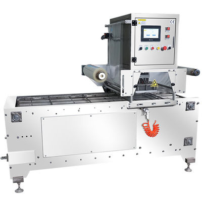 0.04mm MAP Tray Sealer Maschine 220V/50HZ Stromversorgung 0,4-0,6Mpa Luftdruck