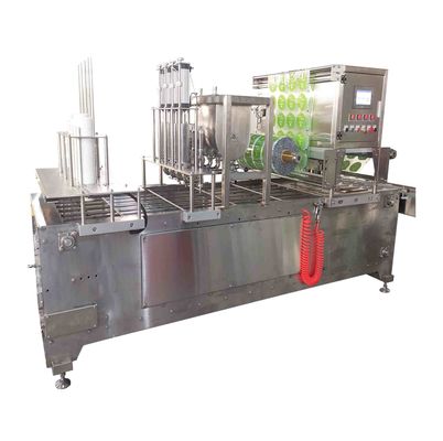 Automatische Tray-Füllmaschine Versiegelungsmaschine für Puree Hoosh
