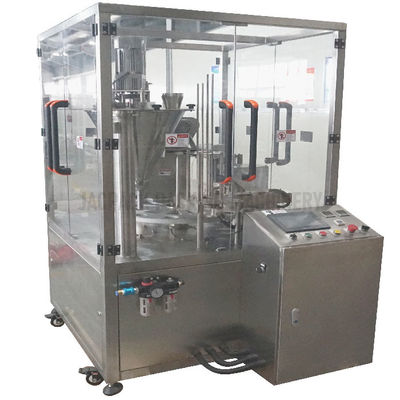 Doppelkopf-Plastikbecherfüllmaschine 100-500 ml hohe Genauigkeit ≤±1%