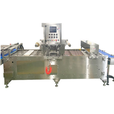 2.2kw MAP Tray Sealer Maschine Reis Tray Versiegelung System mit PLC-Steuerungssystem