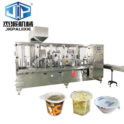 50-95mm Größe Nutzung Yogurt Tasse Füllung Siegelmaschine PLC