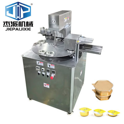 800 Trays/hour Kapazität Rotationsträger Versiegelungsmaschine für Snack-Träger für Trockenfutter