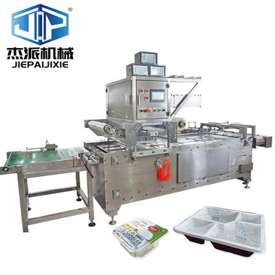 380V zuverlässige automatische Tray-Siegelmaschine mit PLC-Steuerung